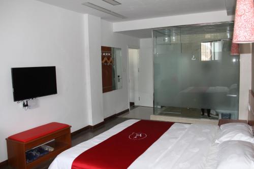 Fotografie z fotogalerie ubytování Thank Inn Chain Hotel Shandong Liaocheng Economic Development Zone Jiuhe Community v destinaci Liaocheng