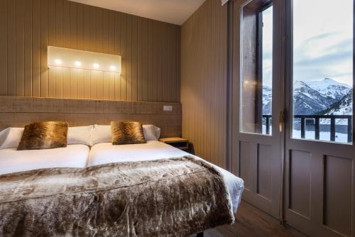 Hotel Tobazoにあるベッド