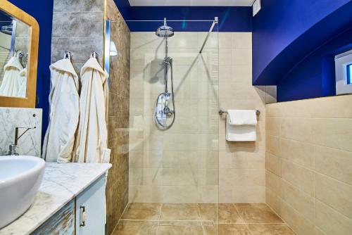 Kúpeľňa v ubytovaní Apartament Kowary - Na Kowarskiej Starówce II