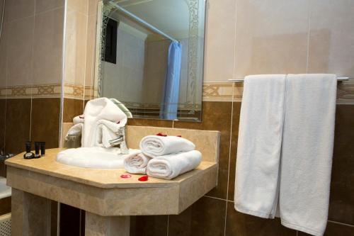 Koupelna v ubytování Hotel Gomassine