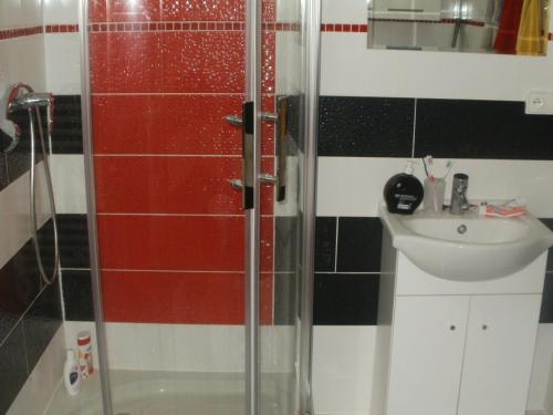 Koupelna v ubytování Apartmán Abertamy Krušné hory