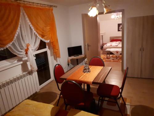 TV a/nebo společenská místnost v ubytování Homestay Renata