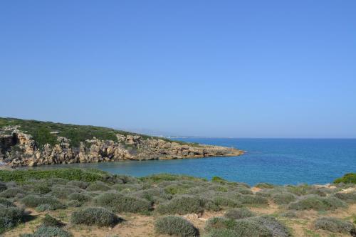 a view of a body of water with a rocky coast at I Carusi Relais in Noto