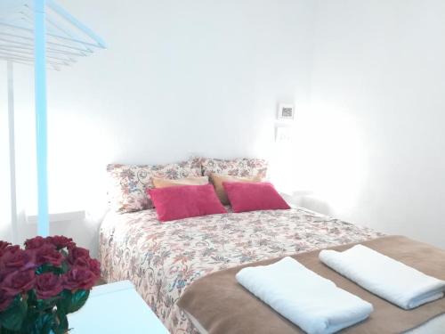 Cama ou camas em um quarto em Apartamento Cinca