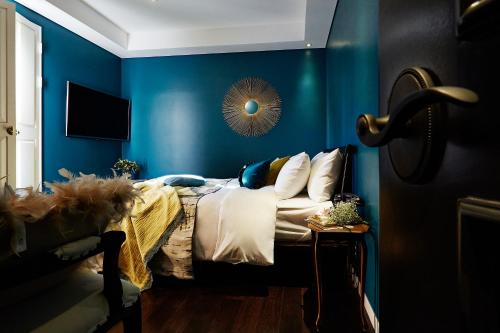 Ein Bett oder Betten in einem Zimmer der Unterkunft Roseto Hotel