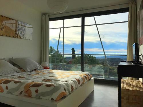 Ένα ή περισσότερα κρεβάτια σε δωμάτιο στο Villa Maja