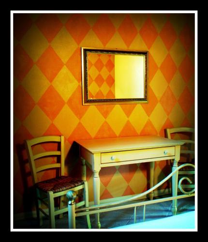 Ruang duduk di Villa Scati Bed and Breakfast