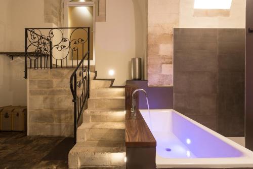 Een badkamer bij B&B Giardino Di Pietra