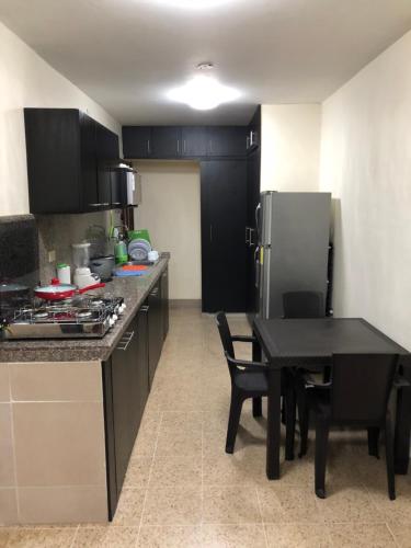 Dapur atau dapur kecil di residencia terreros ideal 4 personas