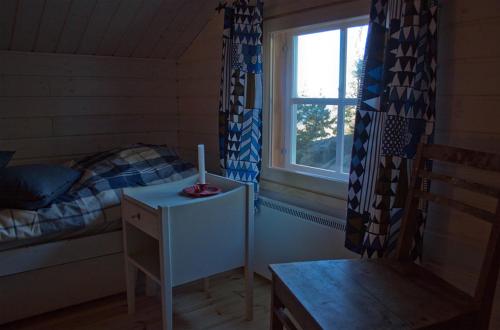 Χώρος καθιστικού στο Brännskär Cottages & Glamping