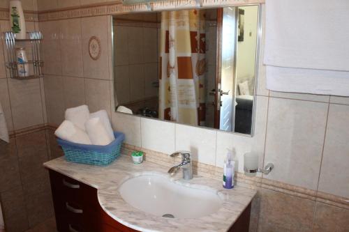 Koupelna v ubytování Apartments Spiros Pelion
