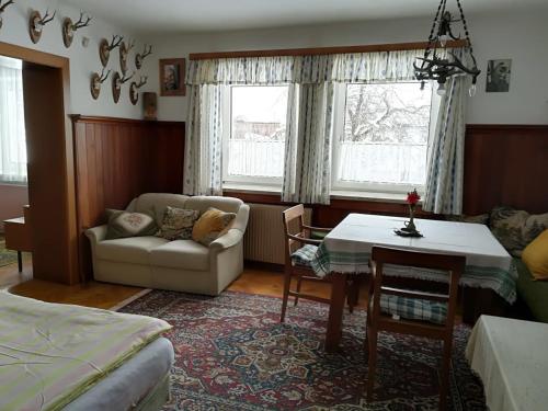 Posezení v ubytování Haus Berchtold