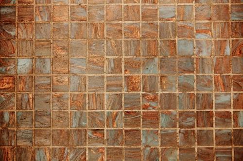 a close up of a brown brick wall at Hotel Grand'Italia in Padova