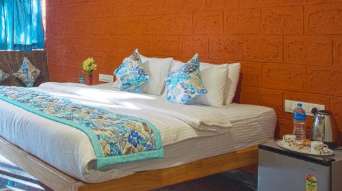 Voodi või voodid majutusasutuse Blue Ocean Sands - On the Beach toas