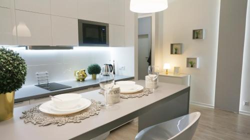 חדר רחצה ב-Exclusive Apartments Smolna