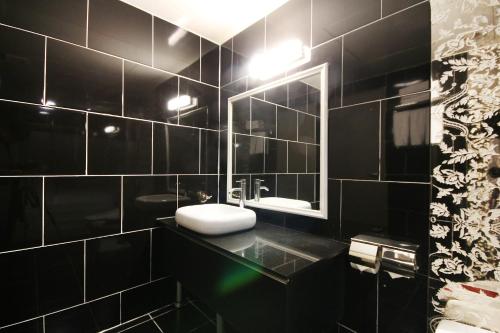 Koupelna v ubytování Hotel Chowon
