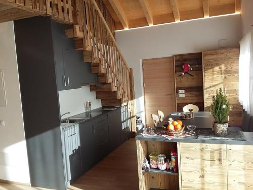Kuchyňa alebo kuchynka v ubytovaní chalet soredl