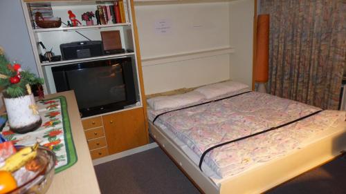 Кровать или кровати в номере Ferienwohnung Witte