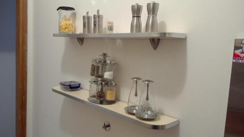 Una cocina o cocineta en Lambrisa