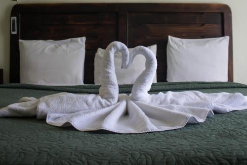 Postel nebo postele na pokoji v ubytování Nuevo Maragato Hotel & Hostel