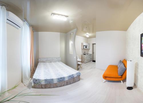 Llit o llits en una habitació de Sumskaya ApartHotel