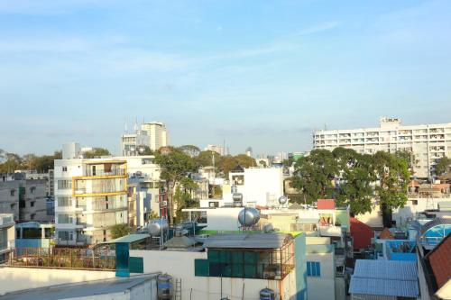 a view of a city with tall buildings at Thanh Lan Hotel in Ho Chi Minh City
