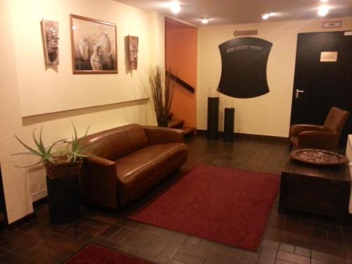 Posezení v ubytování Hotel Restaurant Steinkrug