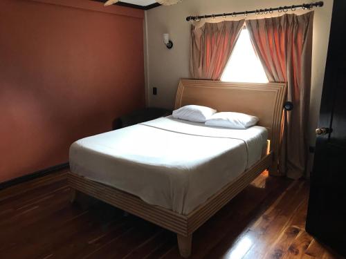 Postel nebo postele na pokoji v ubytování Hotel La Amistad