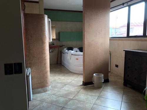 Koupelna v ubytování Hotel La Amistad