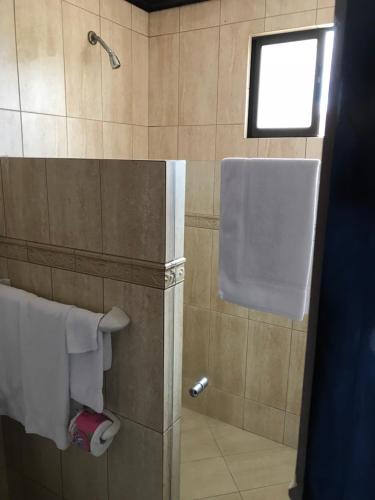 Koupelna v ubytování Hotel La Amistad