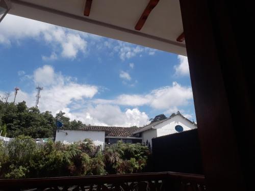 Ein Balkon oder eine Terrasse in der Unterkunft Elizabetha Hostal