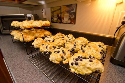 a bakery filled with lots of baked goods at Antigonish Evergreen Inn in Antigonish