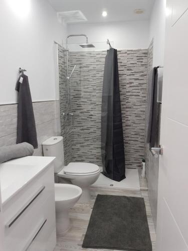 Kúpeľňa v ubytovaní Mareverde Apartament