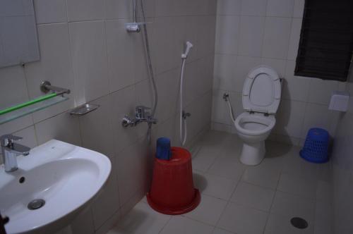 Ένα μπάνιο στο Hotel Quality Home