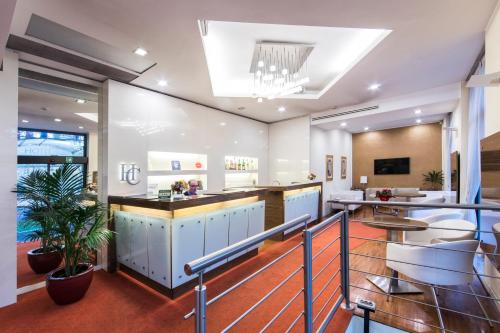 Kuchyň nebo kuchyňský kout v ubytování Hotel Campion CityLife