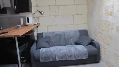 Χώρος καθιστικού στο Studio Cosy Sur Les Quais De Saint Michel