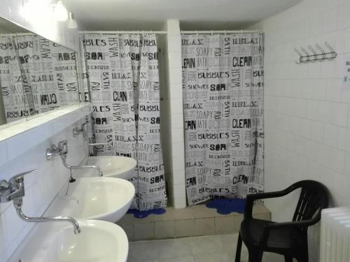 Et badeværelse på Penzion Liberta