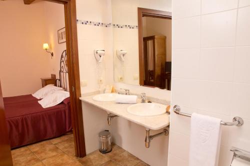 Koupelna v ubytování Hotel Andria