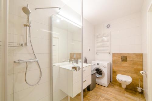 Kúpeľňa v ubytovaní DP Apartament Polanki Park