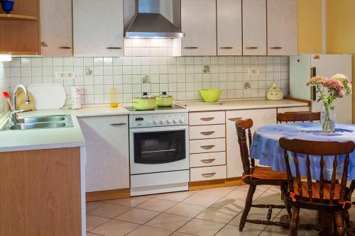 Η κουζίνα ή μικρή κουζίνα στο Apartma Uršič