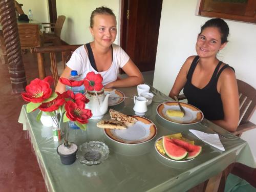 Comida en la pensión o alrededores
