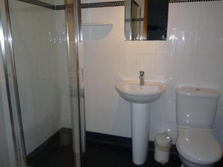 ケズウィックにある13 Keswick Bridgeのバスルーム(トイレ、洗面台、シャワー付)