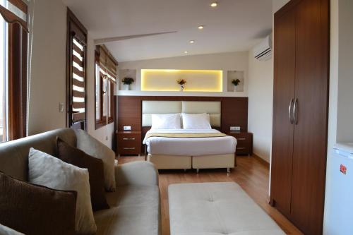 Postel nebo postele na pokoji v ubytování Seven Days Hotel - İstanbul
