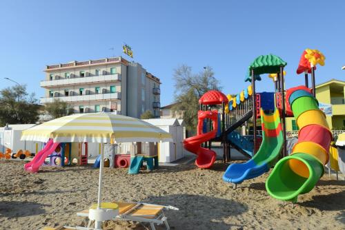 Herní místnost nebo prostor pro děti v ubytování Hotel Rex