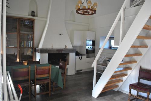Kuchyň nebo kuchyňský kout v ubytování Sandgårdsborg