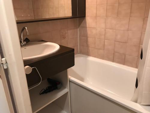Koupelna v ubytování Appartement Chamrousse le Vernon