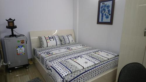 Giường trong phòng chung tại Thuy Huong Homestay