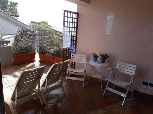Balkón nebo terasa v ubytování B&B Villa Noemi
