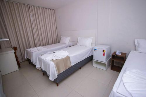 Katil atau katil-katil dalam bilik di Hotel Portal Guanambi