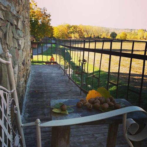 Balkoni atau teres di Podere Casina Rossa
